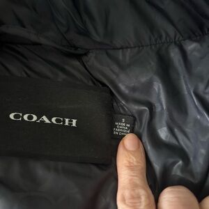 Coach Midnight Black Quilted Jacket